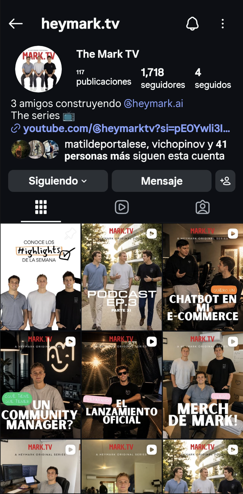 Instagram @heymark.tv