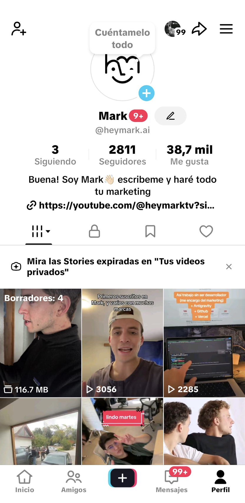 TikTok @heymark.ai